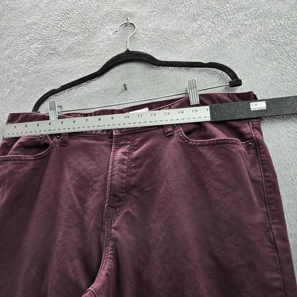 Banana Republic Men Jeans 38X32 Burgundy Denim Travel Jean‎ Slim 31